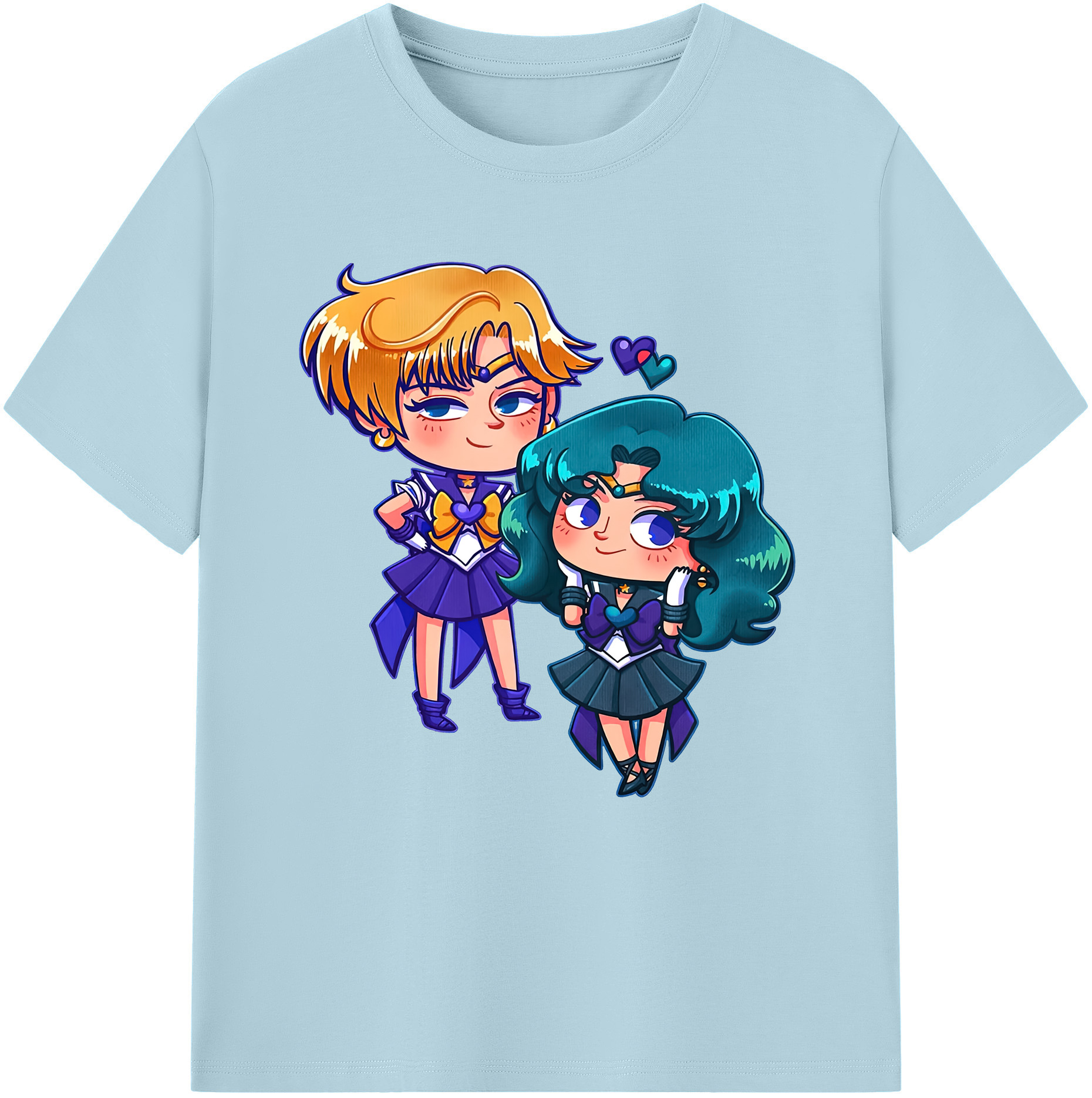 （画像用） 美少女戦士セーラームーン 天王はるか Sailor Moon Tenoh Haruka 綿100％半袖Tシャツ（フロントプリント）